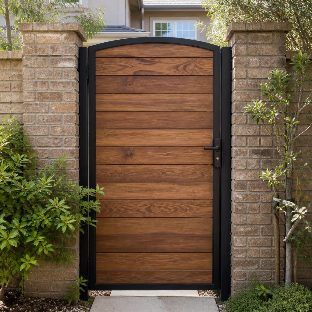 Wood & steel frame
